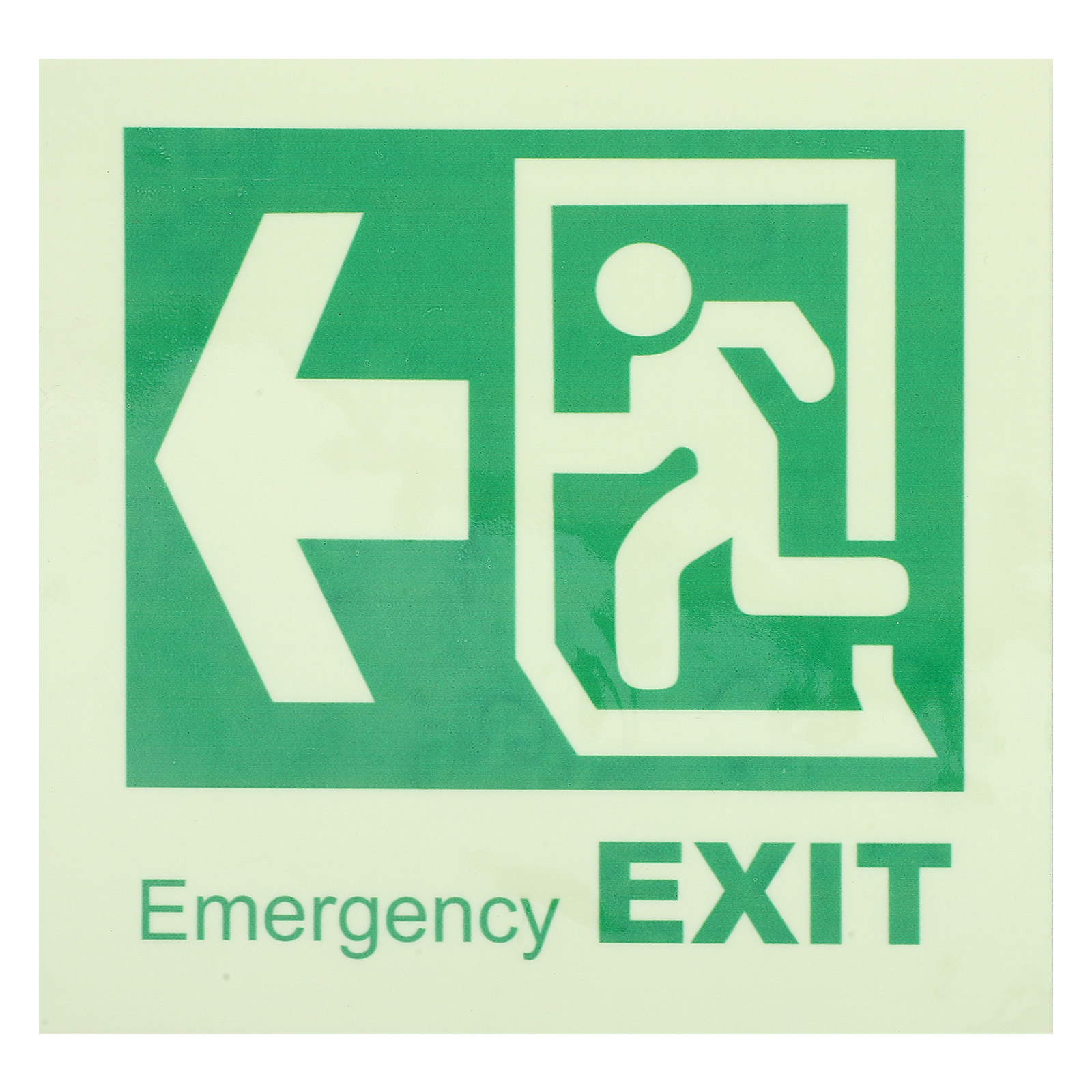 Emergency Exit Sign - Lichtgevende zelfklevende nooduitgangsticker die in het