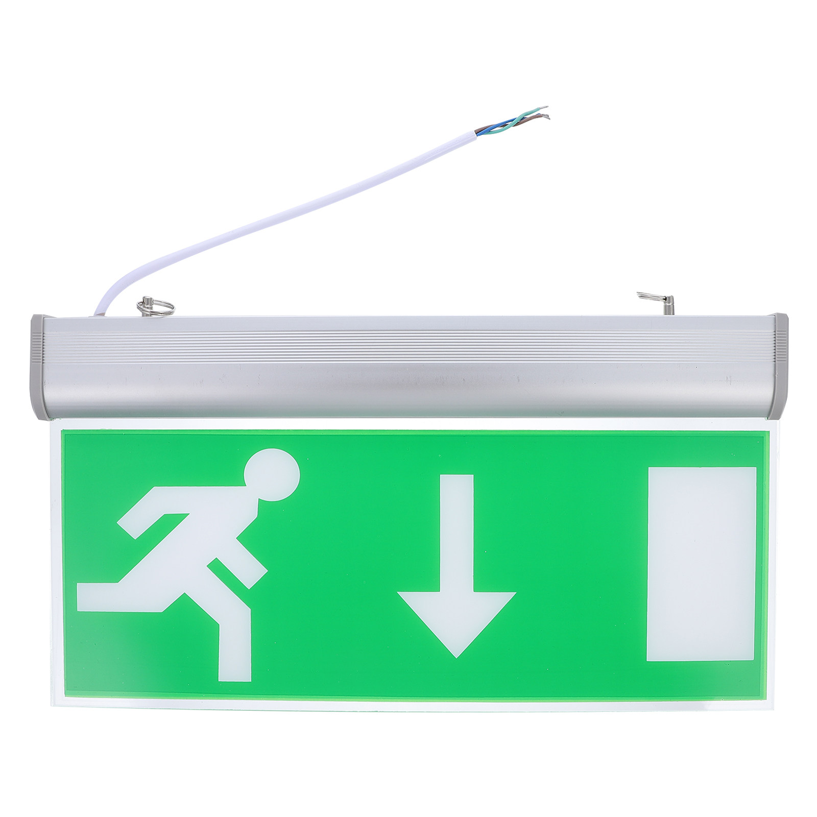 Emergency Exit Sign - 1 stuks LED-uitgangsbordverlichting voor school, kantoor,