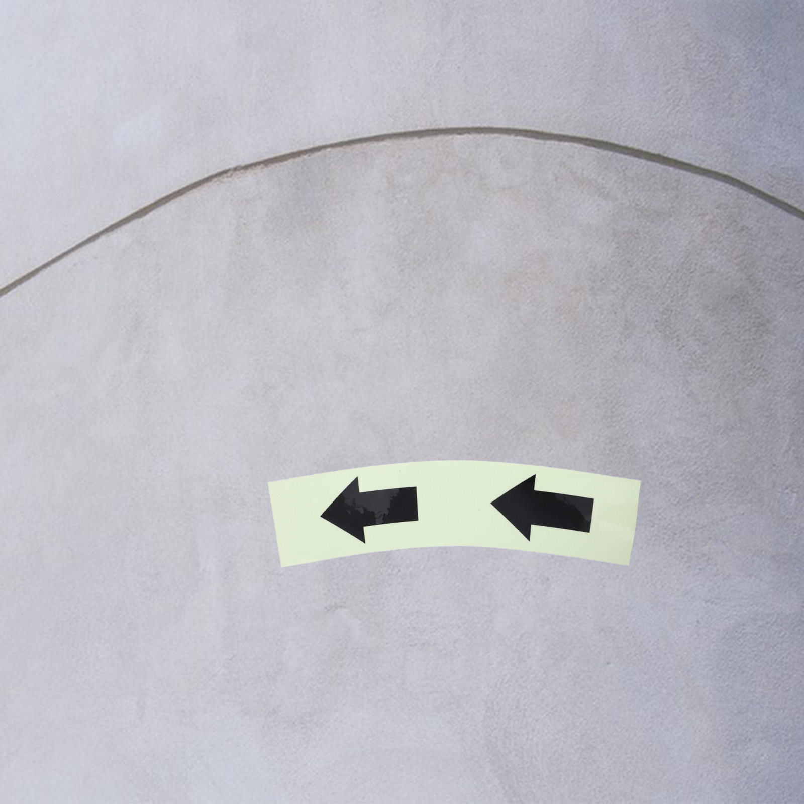 Emergency Exit Sign - Glow-in-the-dark pijltape, reflecterende richtingsmarkering voor vloeren,