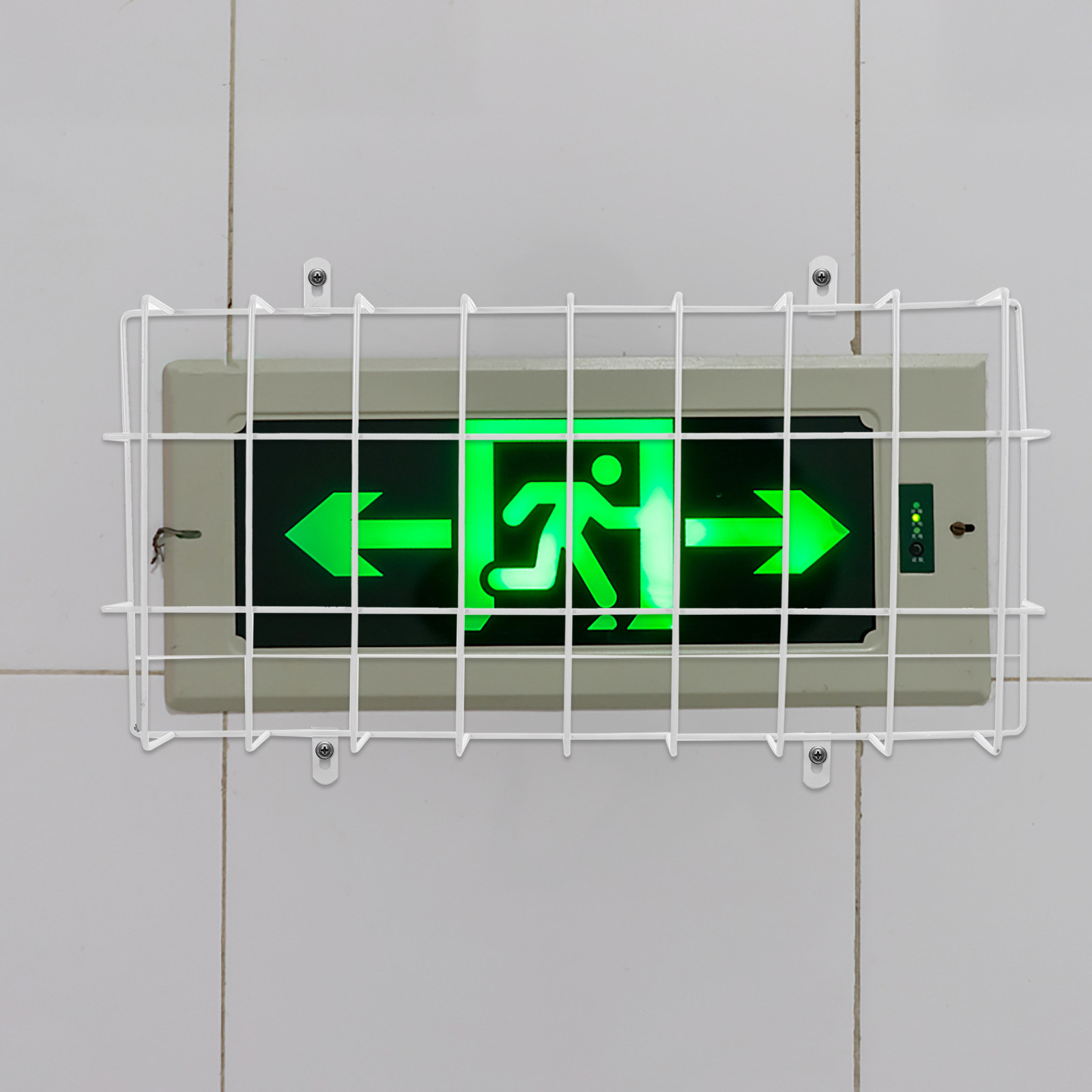 Wandmontage metalen gaas kooi  - Emergency Exit Sign recensie en prijs
