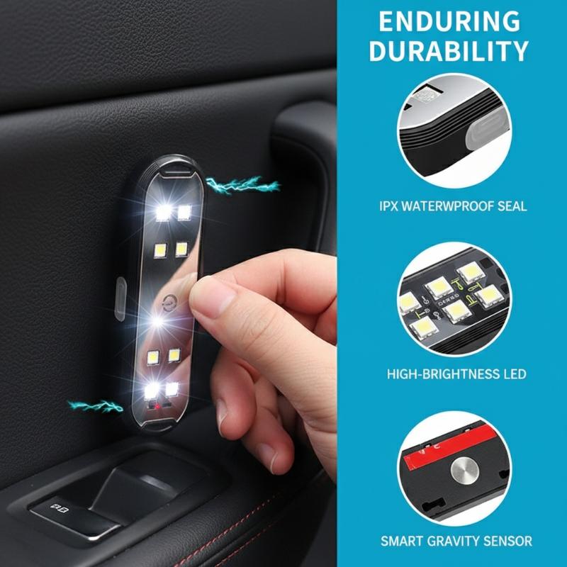 Nieuwe autodeurverlichting LED - Emergency Exit Sign recensie en prijs