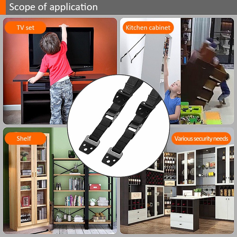 2 stuks veilige nylon meubelan - Earthquake Anchor Strap recensie en prijs