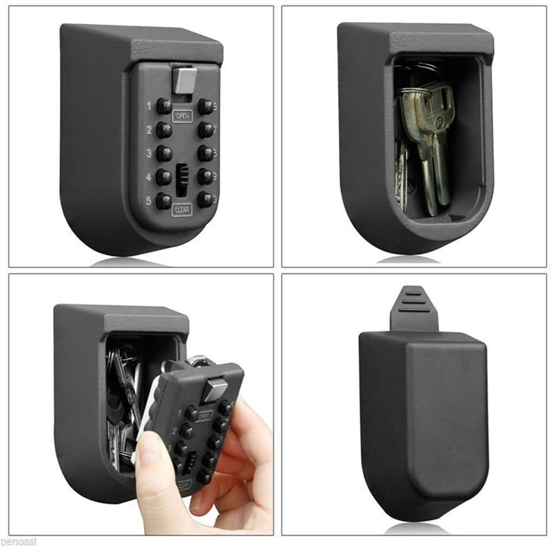 Volledig aan de muur gemonteer - Lockbox Key Secure recensie en prijs
