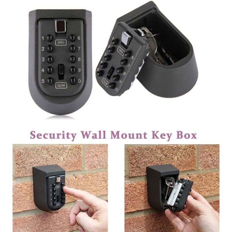 Volledig aan de muur gemonteer - Lockbox Key Secure recensie en prijs