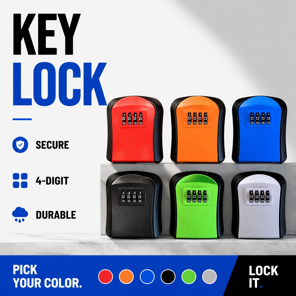 Wandmontage waterdichte sleute - Lockbox Key Secure recensie en prijs