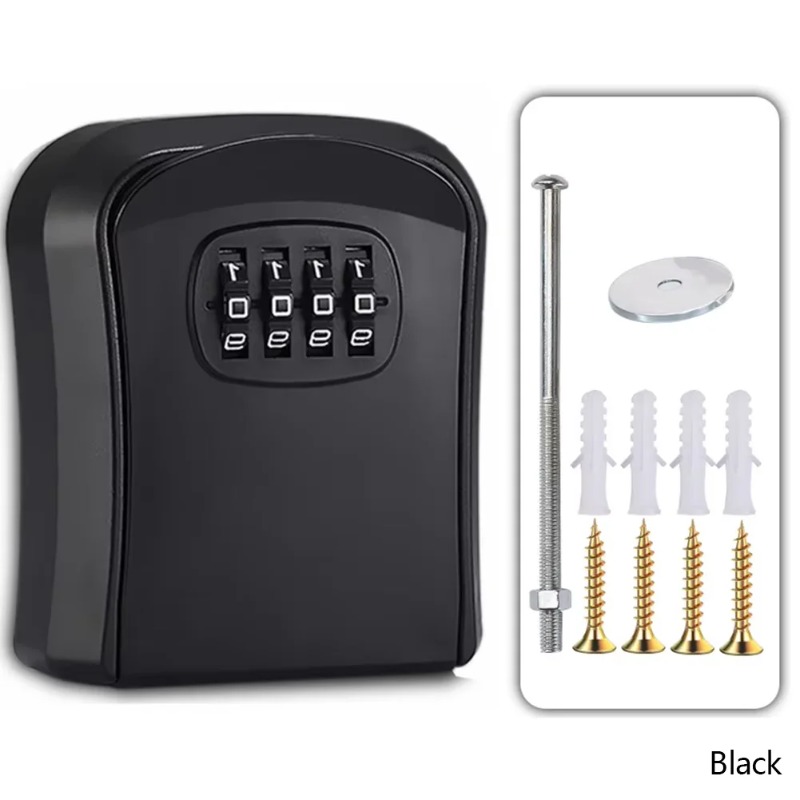 Wandmontage sleutelkluis met 4 - Lockbox Key Secure recensie en prijs