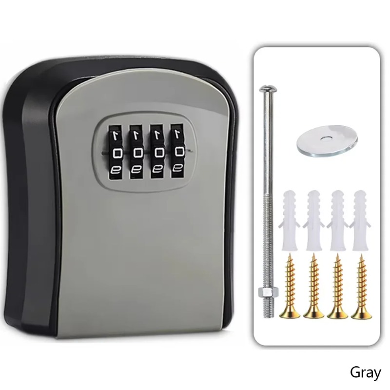Wandmontage sleutelkluis met 4 - Lockbox Key Secure recensie en prijs